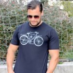 Camiseta Masculina Estampa Bicicleta – Estilo Casual e Conforto
