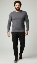 Camiseta Manga Longa em Cotton – Conforto e Versatilidade no Dia a Dia - Imagem 3