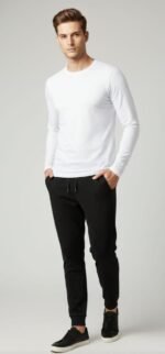 Camiseta Manga Longa em Cotton – Conforto e Versatilidade no Dia a Dia