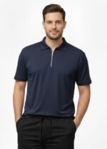 Polo Masculina em Malha Cotton com Zíper - Imagem 2