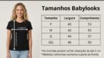 Baby Look Básica Gola V em Malha Cotton - Imagem 6