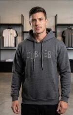 Blusa de Moletom Canguru Bordada - Imagem 4