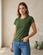 Baby Look Básica Careca em Malha Cotton - Imagem 5
