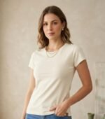 Baby Look Básica Careca em Malha Cotton