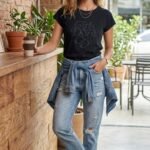 Baby Look Feminina em Malha Cotton