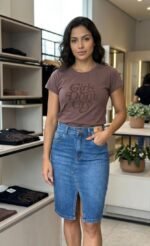 Baby Look Feminina em Malha Cotton - Imagem 4